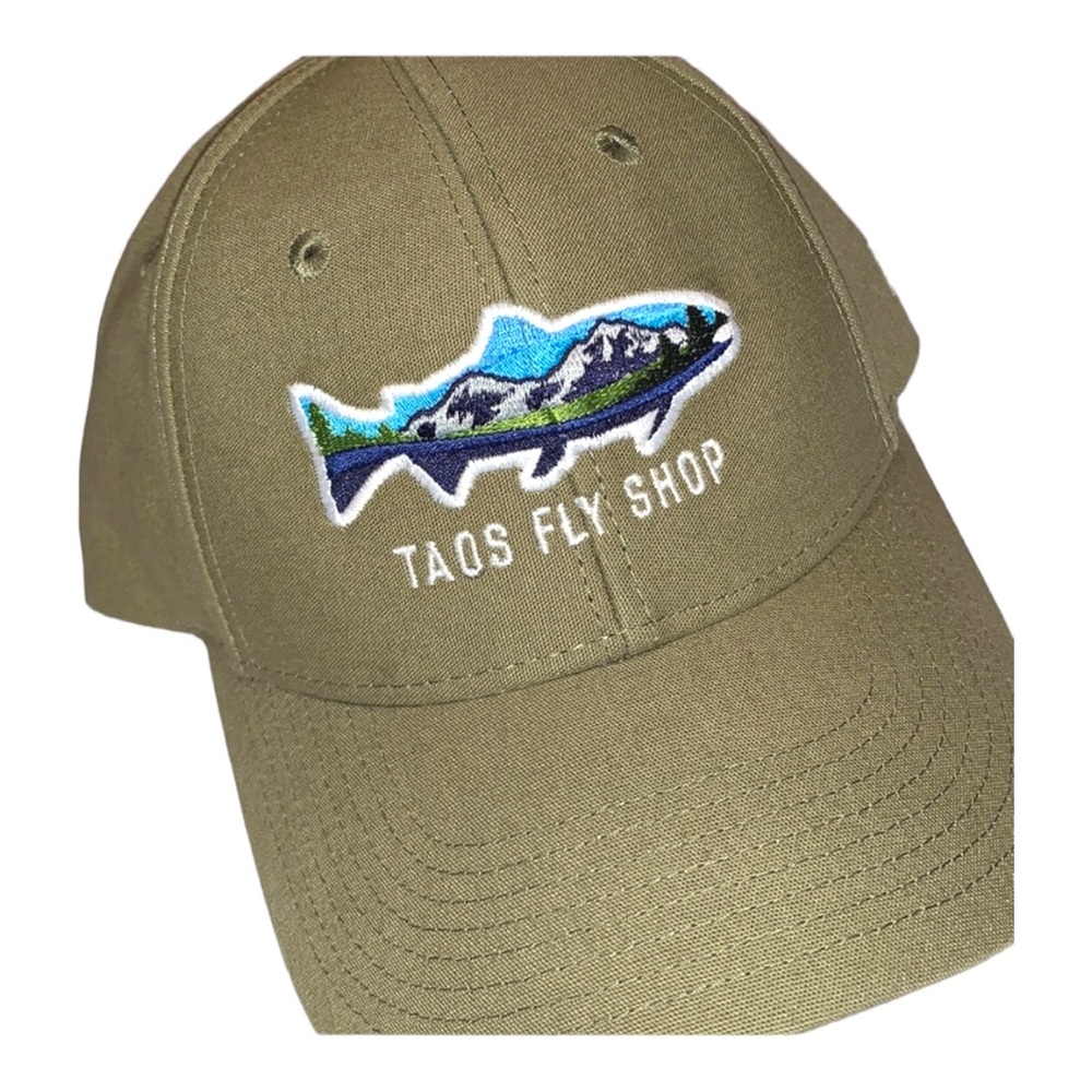 Men’s Ouray 100% cotton khaki green hat